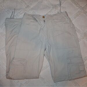 Abercrombie & Fitch Beige Cargo Pant